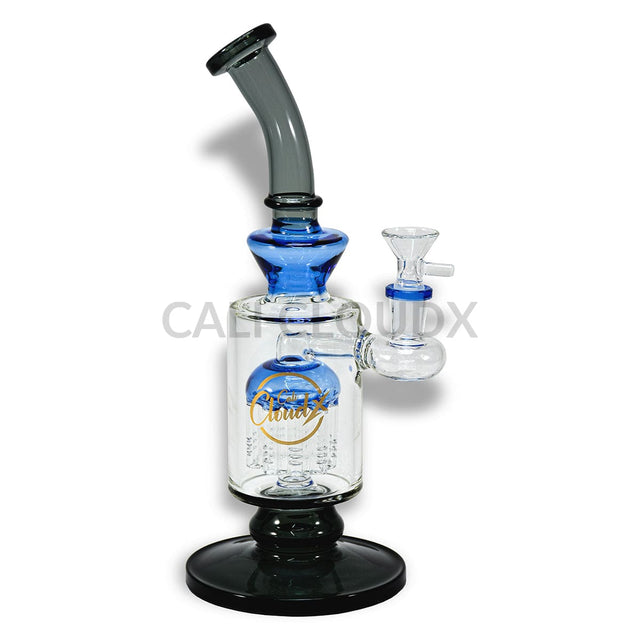 10 Color Tube Tree Perc. Water Pipe By Cali Cloudx Glass