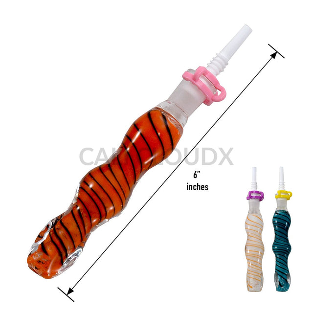 10Mm Frit Art Honey Straw Nectar Collector