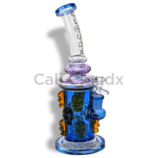 11 Skull Marble Water Pipe By Cali Cloudx Glass Waterpipe