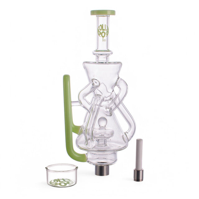 LOLLIPOP Full Recycler Glass Nectar Collector – High-Flow Honey Straw with Recycler for Ultra-Smooth Dabs