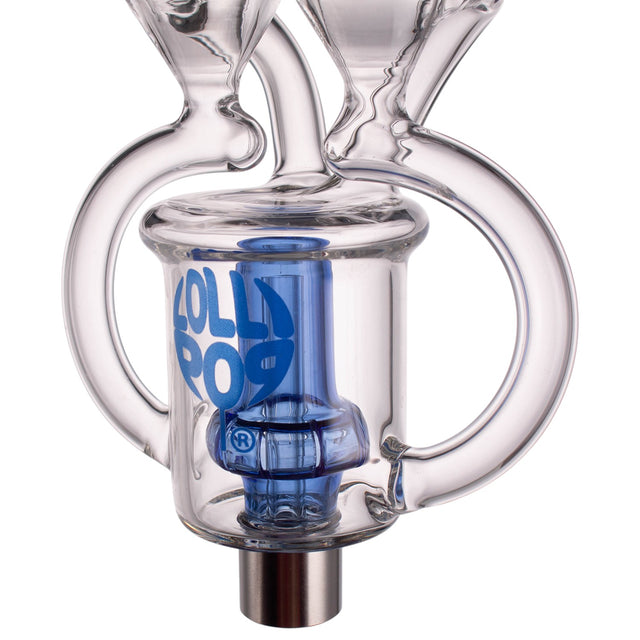 LOLLIPOP Artistic Dual Chamber Design Double Arm Glass Dab Straw Kit