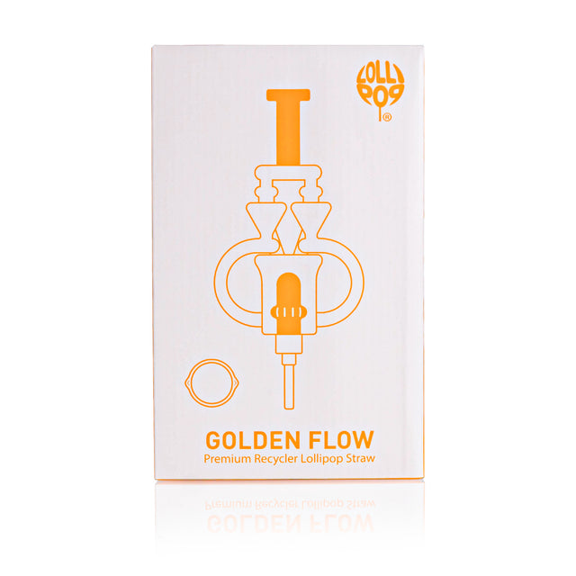 LOLLIPOP Artistic Dual Chamber Design Double Arm Glass Dab Straw Kit