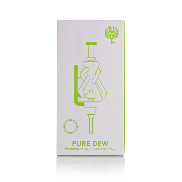 LOLLIPOP Full Recycler Glass Nectar Collector – High-Flow Honey Straw with Recycler for Ultra-Smooth Dabs