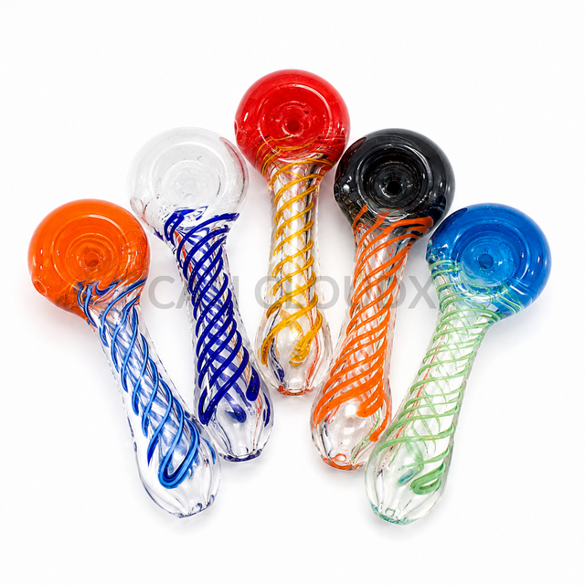 3’’ Criss Cross Design Hand Pipe - Handpipe