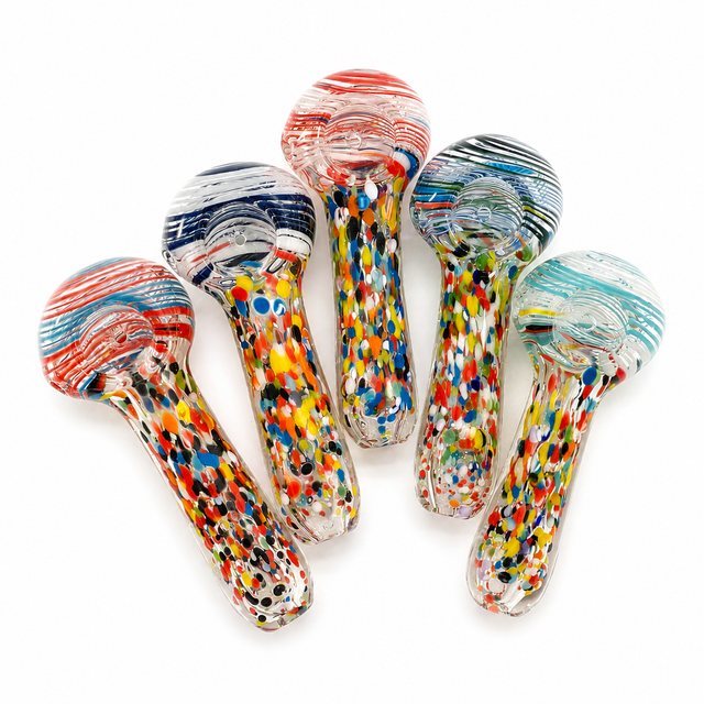 3" Multi Color Hand Pipe