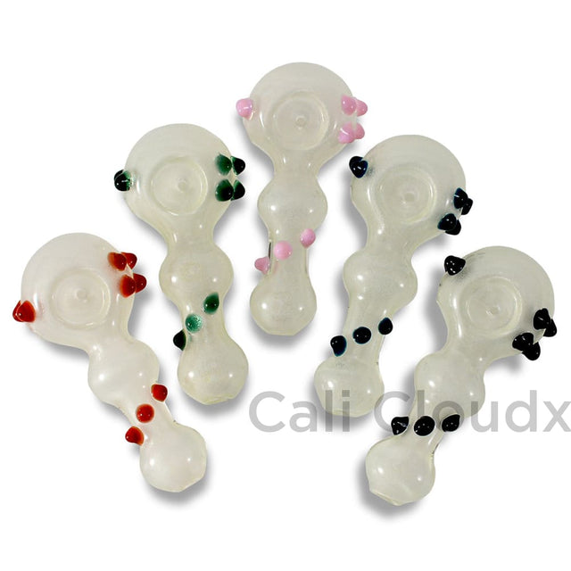 4 Designed Glow In The Dark Hand Pipe Handpipe