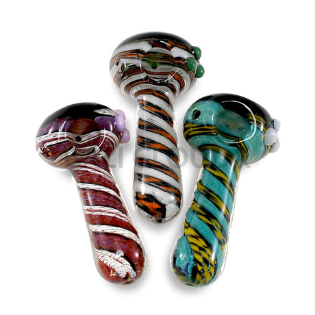4’ Frit Color Spiral Premium Pipe