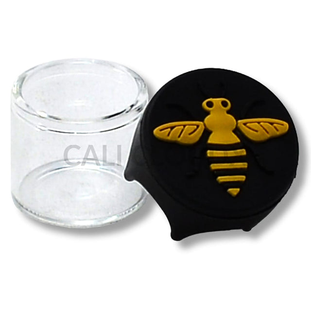 5 Ml Glass Container W Silicone Design Lid- 100 Count
