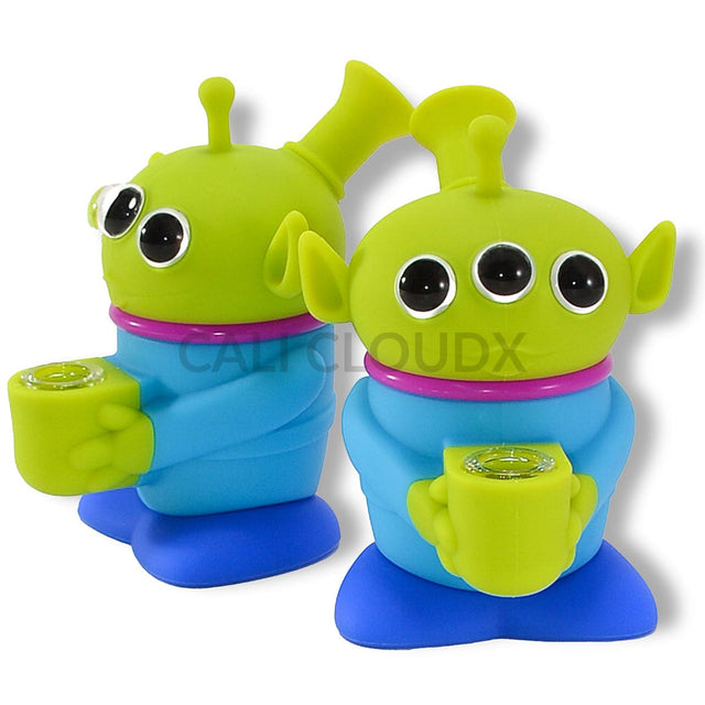 Silicone Three Eye Alien Waterpipe