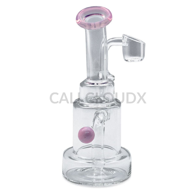 6 Clear Marble Water Pipe W Banger