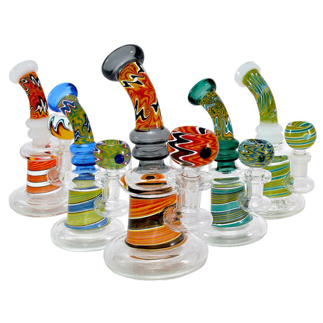 6’ Color Spiral Water-Pipe | Mini Ring