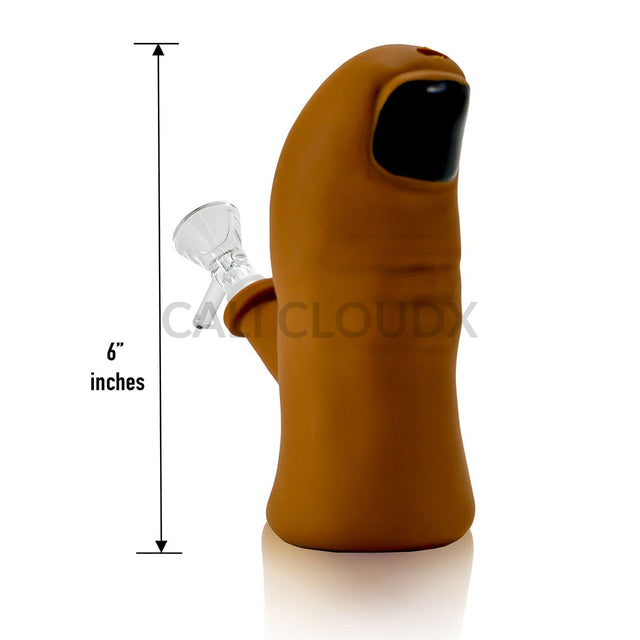 6’’ Silicon Thumb Water Pipe