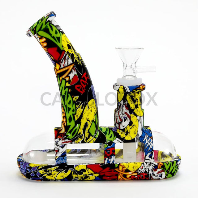 Steam Boat Silicone Waterpipe-Printed
