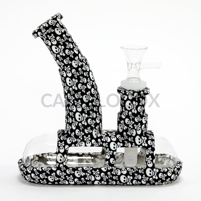 Steam Boat Silicone Waterpipe-Printed