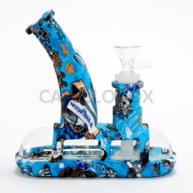 Steam Boat Silicone Waterpipe-Printed