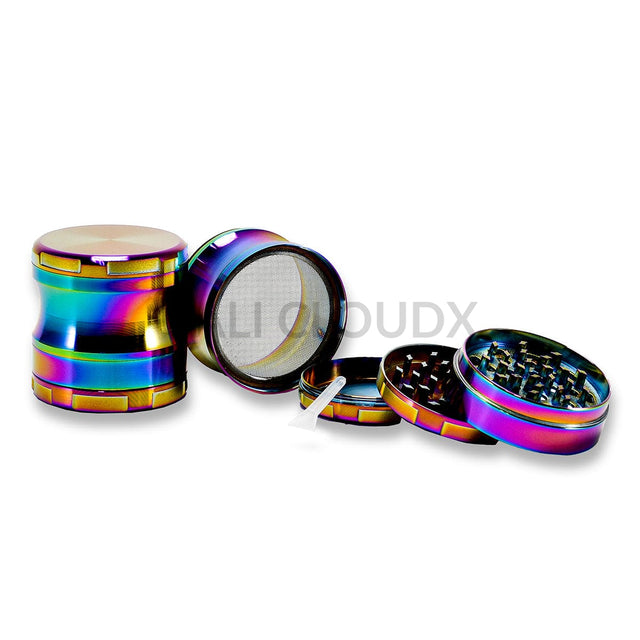 60Mm Rainbow Shine Aluminum Grinder