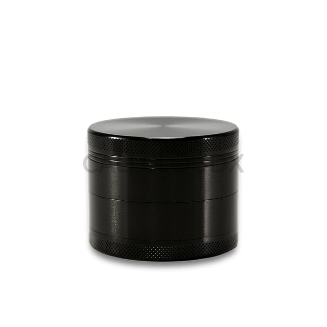 60Mm Round Aluminum Grinder Black