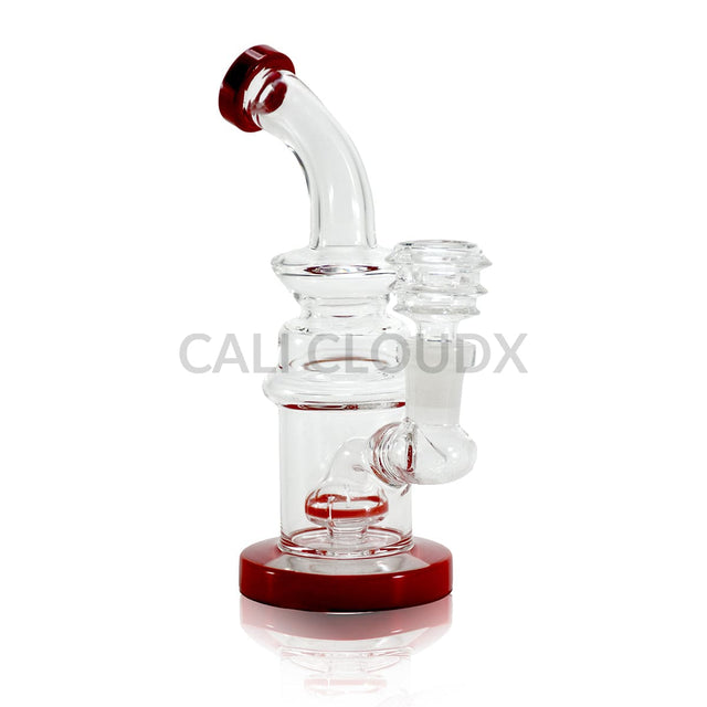 7’’ Beaker Mini Glass Waterpipe | Rigs Red