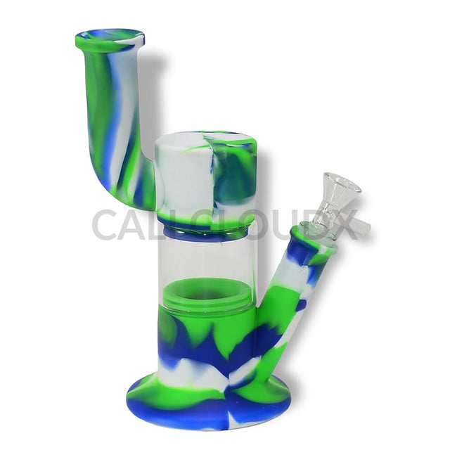 8 Designer Silicone Water Pipe With Glass