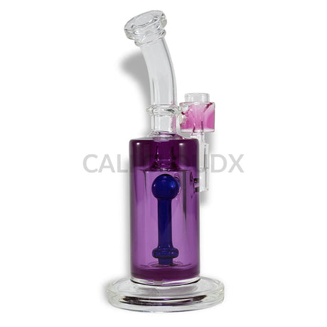 9 Freezable Liquid Water-Pipe W Color Stem Glass Waterpipe