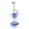 9’ Slime Color Recycler Dome Waterpipe Blue