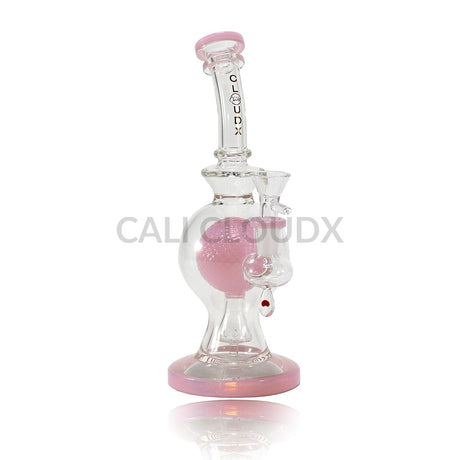 9’ Slime Color Recycler Dome Waterpipe Pink