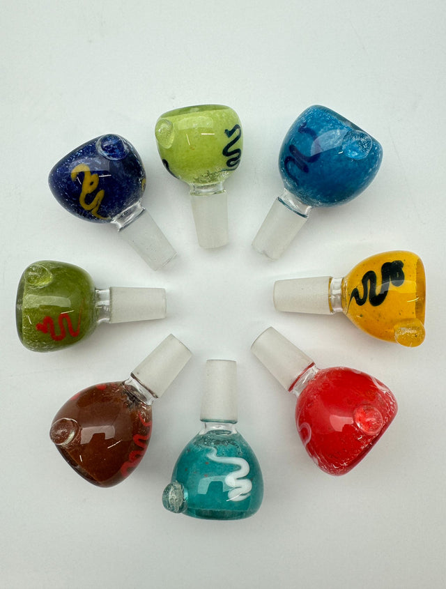 14mm Frit Color Art Bowl - 5 Count