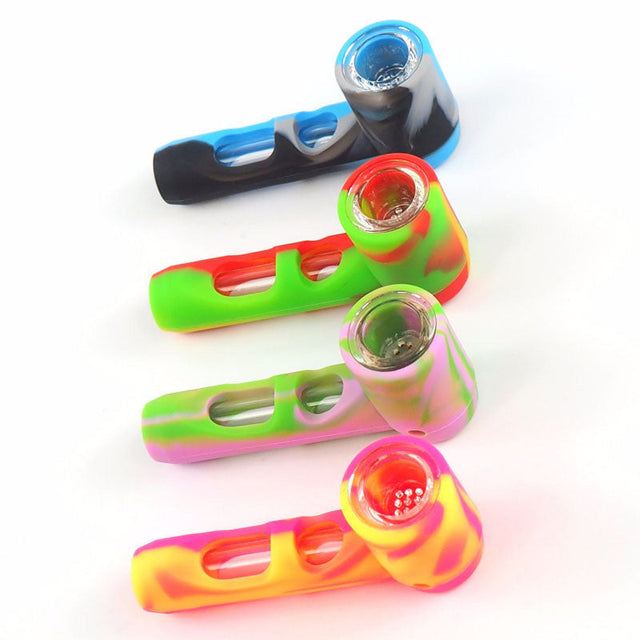 4 Glass & Silicone Handpipe