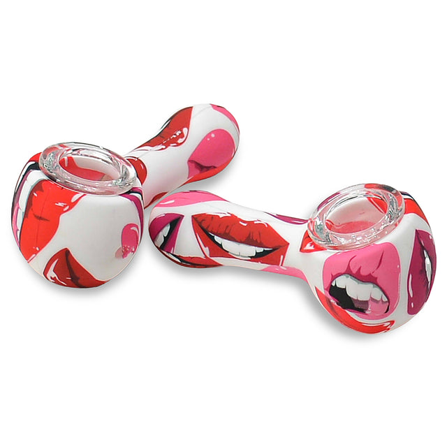 3" Silicone Printed Hand Pipe