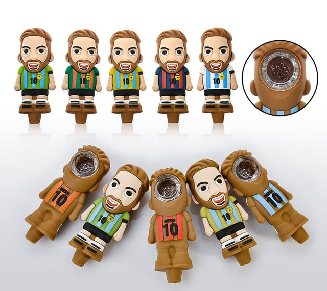 4'' Silicone Messi Hand Pipe