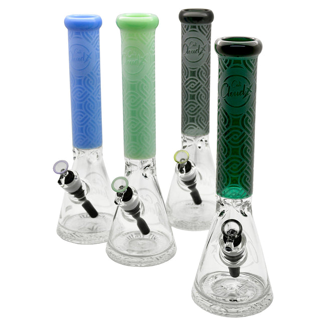 15 Engraved Design 9Mm Base Beaker By Cali Cloudx