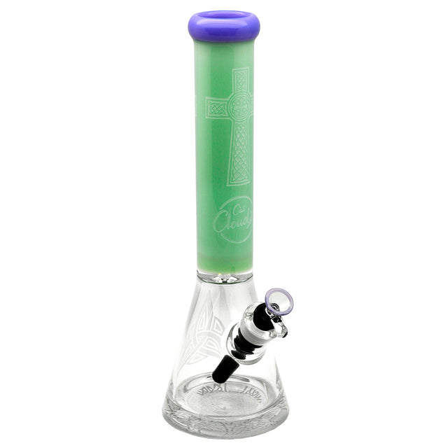 15 Engraved Design 9Mm Base Beaker By Cali Cloudx