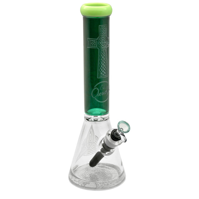 15 Engraved Design 9Mm Base Beaker By Cali Cloudx
