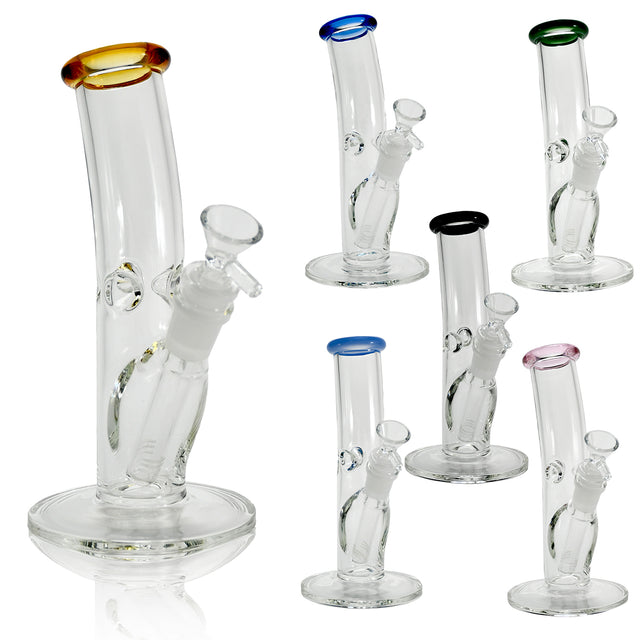 8" Slanted Glass Waterpipe