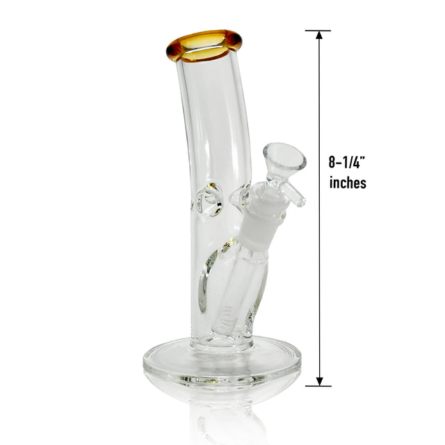 8" Slanted Glass Waterpipe