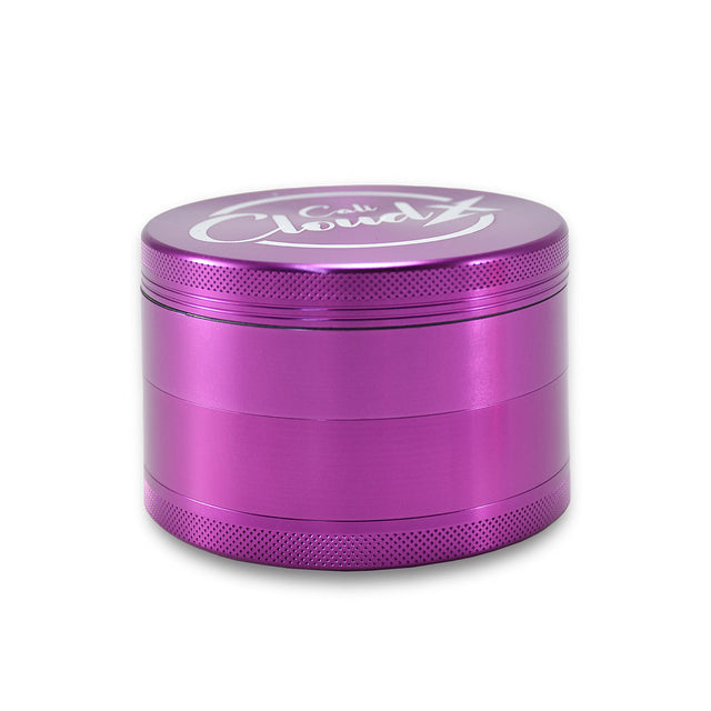 90Mm Round Cali Cloudx Aluminum Grinder Purple