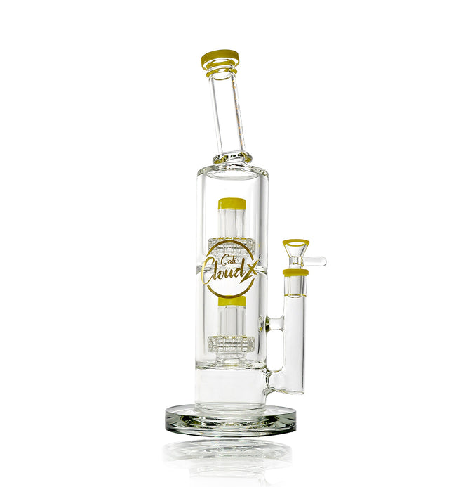 16’ Double Tree Percolator Water Pipe By Cali Cloudx