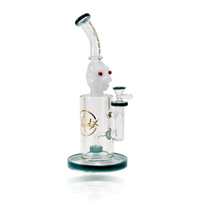 11’ Skull Design 8Mm Thick Heavy Water Pipe By Cali Cloudx
