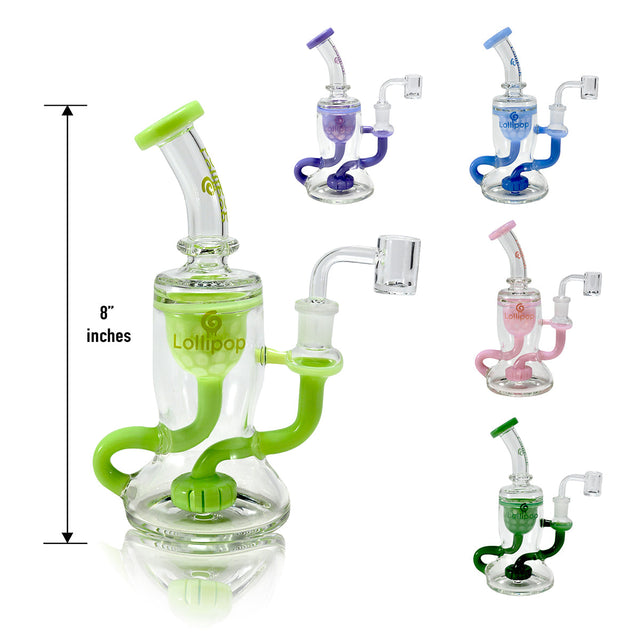Lollipop Mini Recycler Rig - Sold By Cali Cloudx