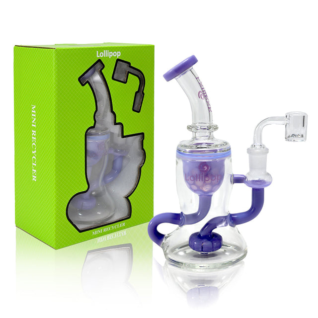 Lollipop Mini Recycler Rig - Sold By Cali Cloudx