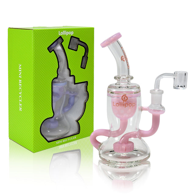 Lollipop Mini Recycler Rig - Sold By Cali Cloudx