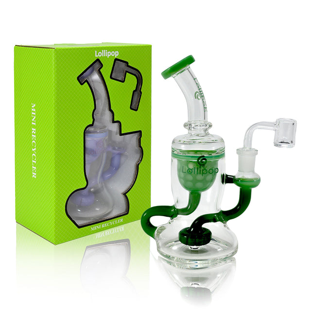 Lollipop Mini Recycler Rig - Sold By Cali Cloudx