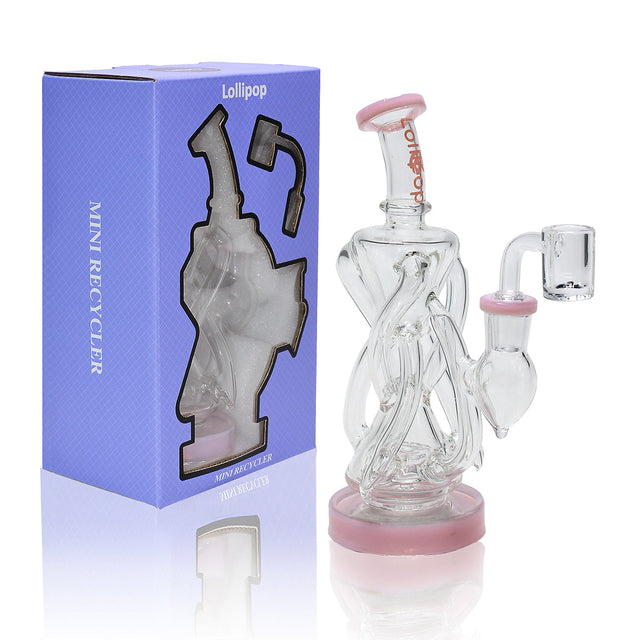 Lollipop Mini Recycler Rig - Sold By Cali Cloudx