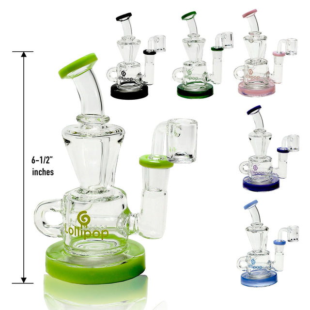 Lollipop Mini Recycler Rig - Sold By Cali Cloudx
