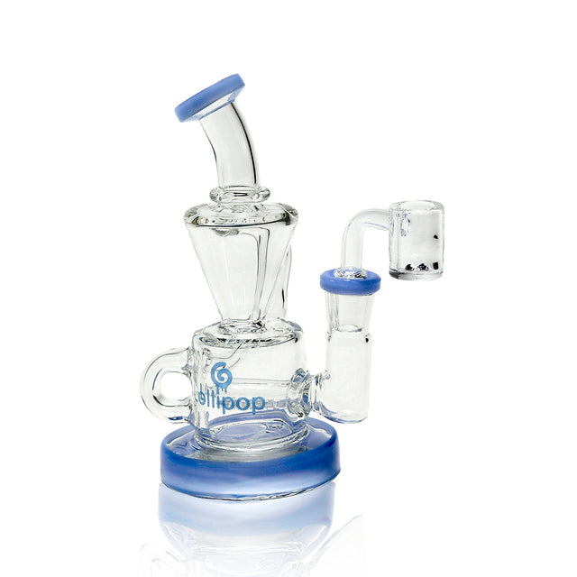Lollipop Mini Recycler Rig - Sold By Cali Cloudx Blue
