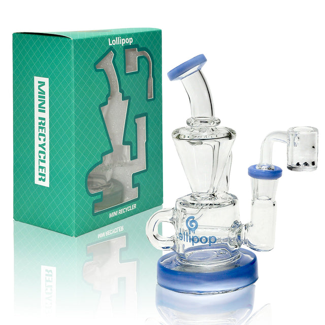 Lollipop Mini Recycler Rig - Sold By Cali Cloudx