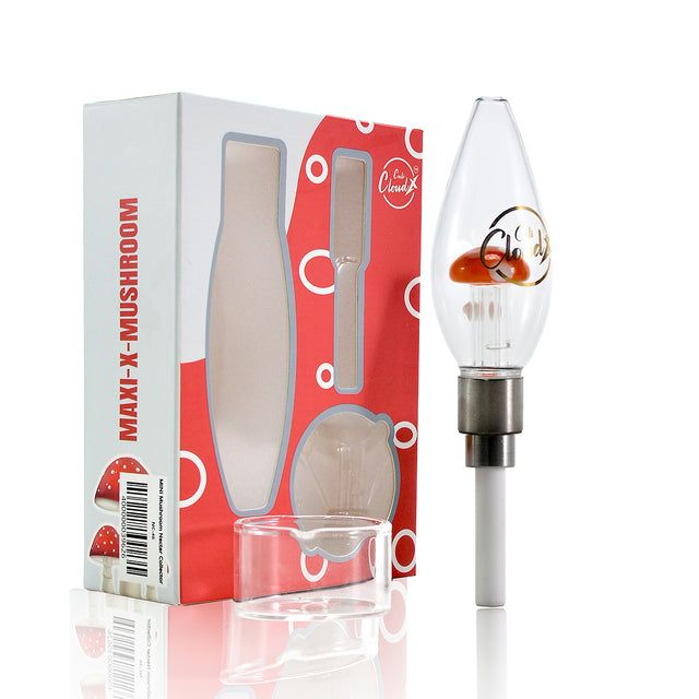 Mini Mushroom Oval Matrix Nectar Collector | Dab Straw