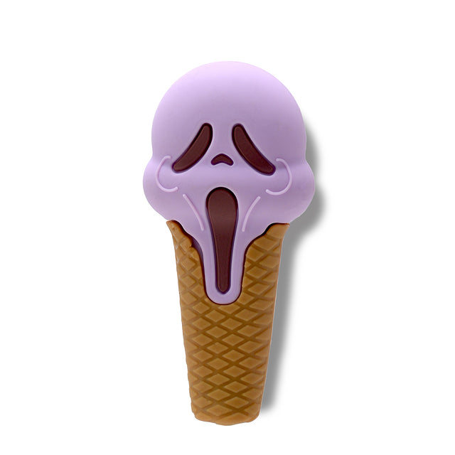 4" Silicone Screaming Ice Cream Hand Pipe