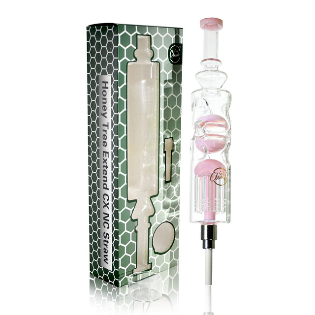 Honey Tree Extend CX NC Nectar Collector – Stylish Pink Honey Straw for Smooth, Flavorful Dabs