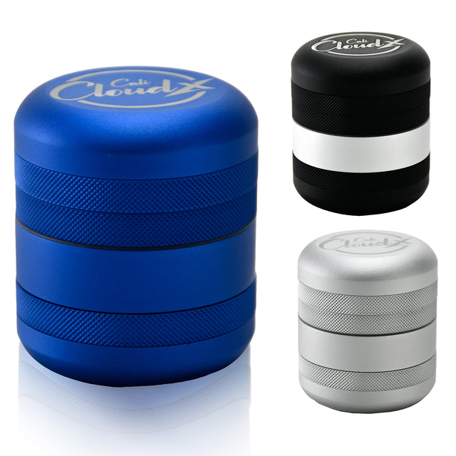 4-Piece Premium Herb Grinder – Double Grinding Chamber
